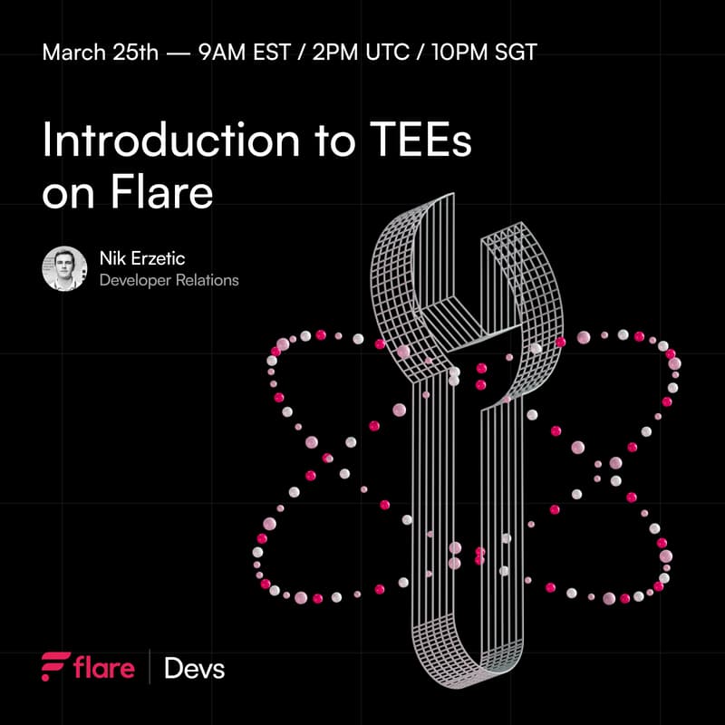 Cover Image for Flare Builder Online Workshops - Session 19: Introduction to TEEs on Flare