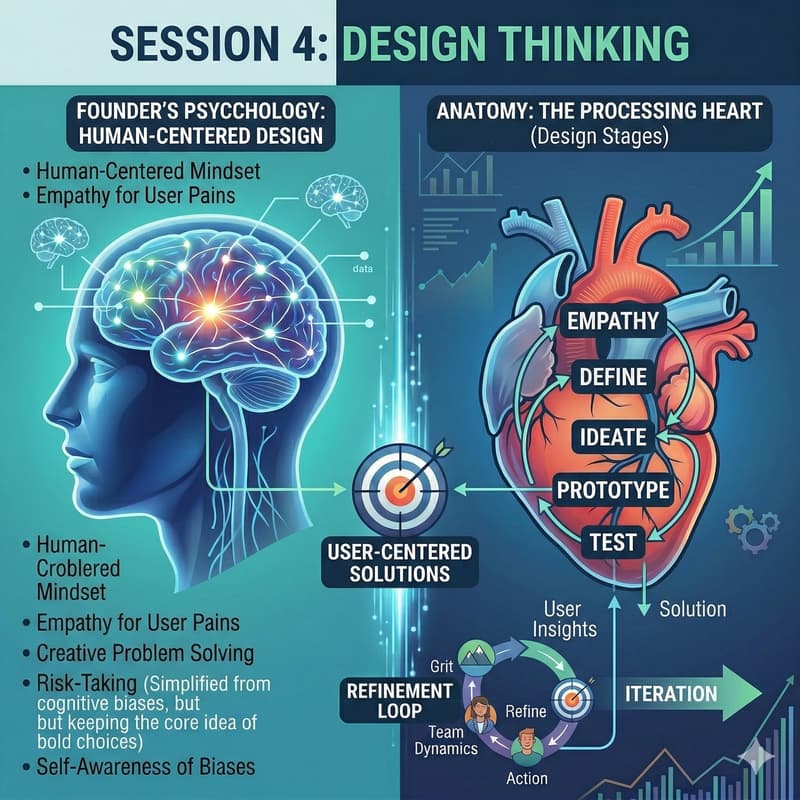 Cover Image for The Psychology & Anatomy of a Start-Up: Session 4 - Design Thinking