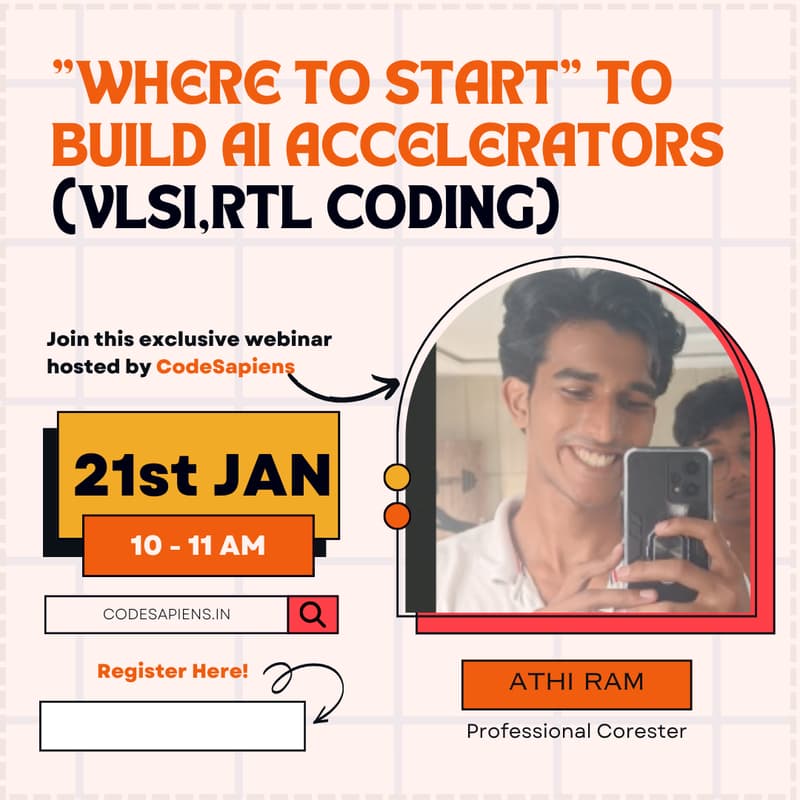 Cover Image for Where to Start to Build AI Accelerators (VLSI, RTL Coding)