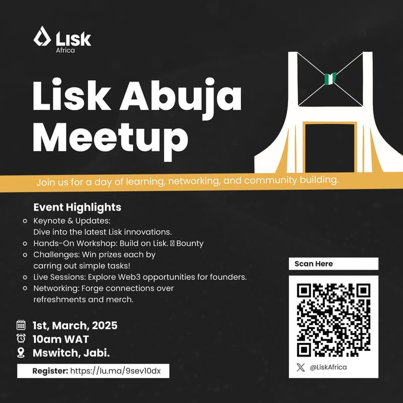 Cover Image for Lisk Abuja Meetup