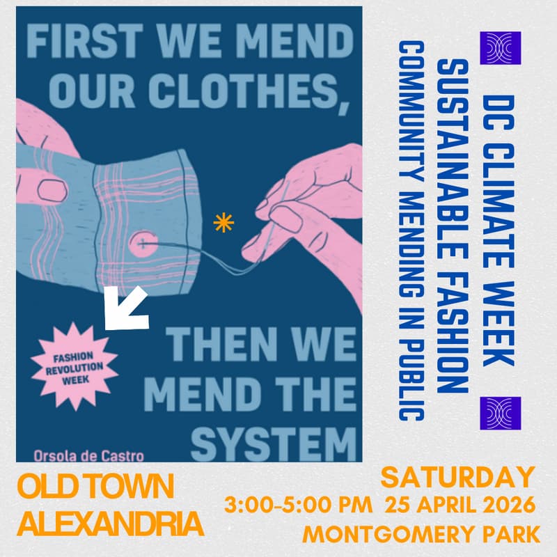 Cover Image for Make Your Loved Clothes Last - Community Mending in the Park