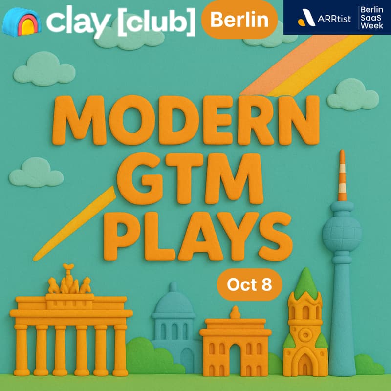 Cover Image for Clay in Berlin SaaS Week: Modern GTM Plays
