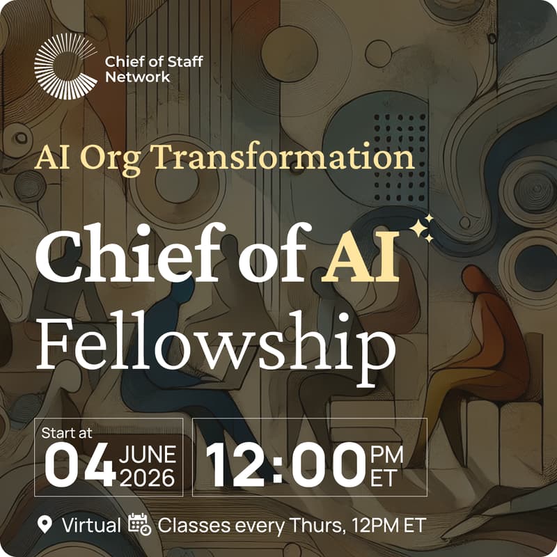 Cover Image for Chief of AI Fellowship