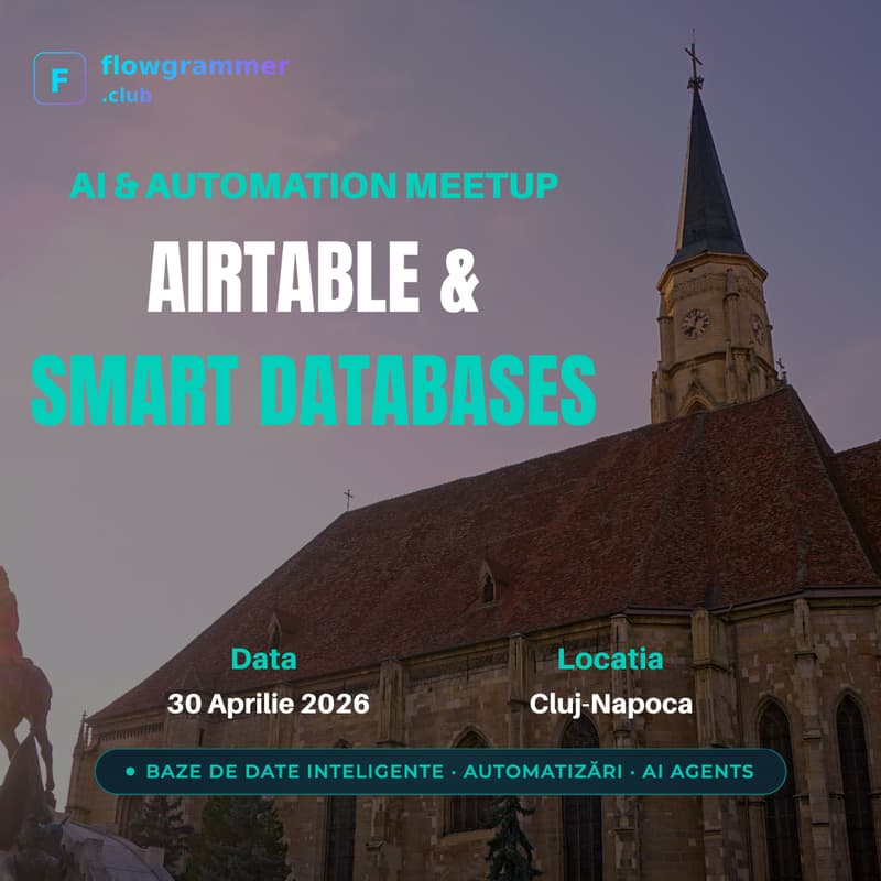 Cover Image for AI & Automation Meetup Cluj-Napoca: The Airtable Builder Edition