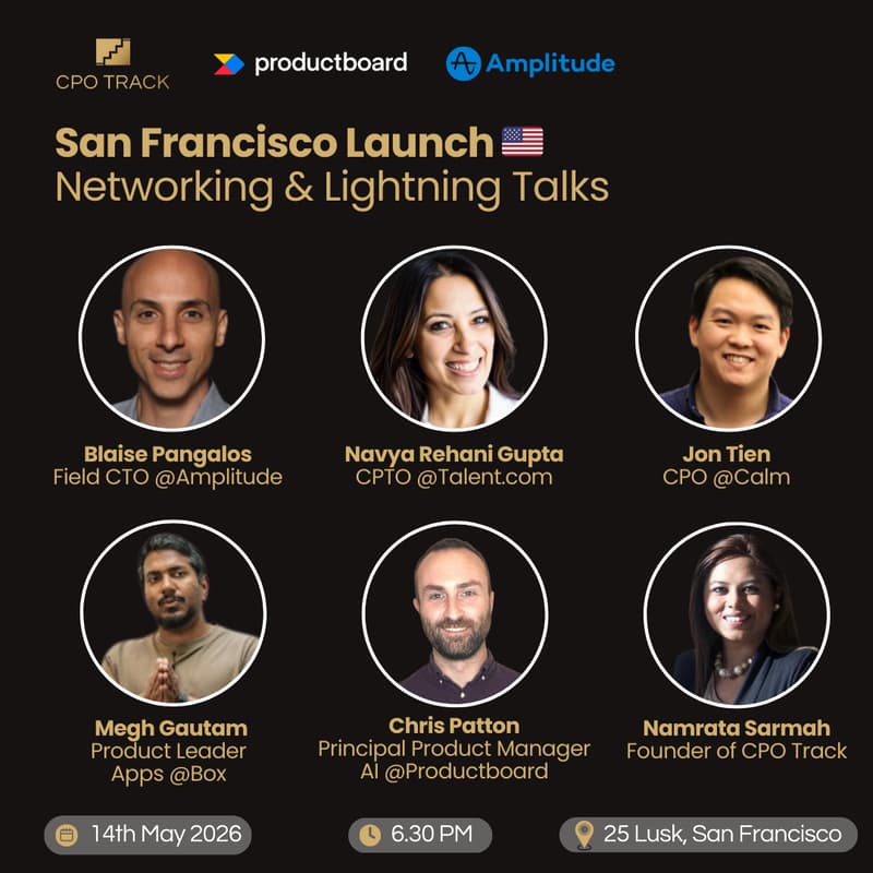 Cover Image for CPO Track San Francisco Launch: An Evening of Networking & Lightning Talks đź’Ą