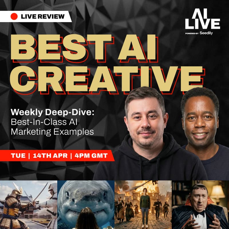 Cover Image for AI LIVE — The Best AI Creative of the Week | Live Reviews & Real Reactions