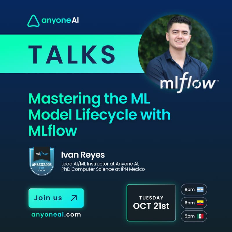 Cover Image for Anyone AI Talks: Mastering the ML Model Lifecycle with MLflow