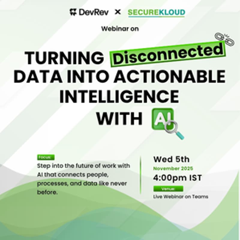 Cover Image for Turning Disconnected Data into Actionable Intelligence with AI