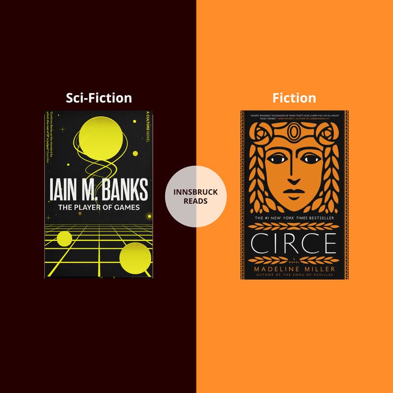 Cover Image for Monthly Monday Meetup: The Player of Games + Circe