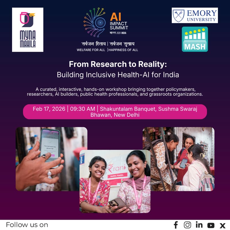 Cover Image for From Research to Reality: Building Inclusive Health-AI for India