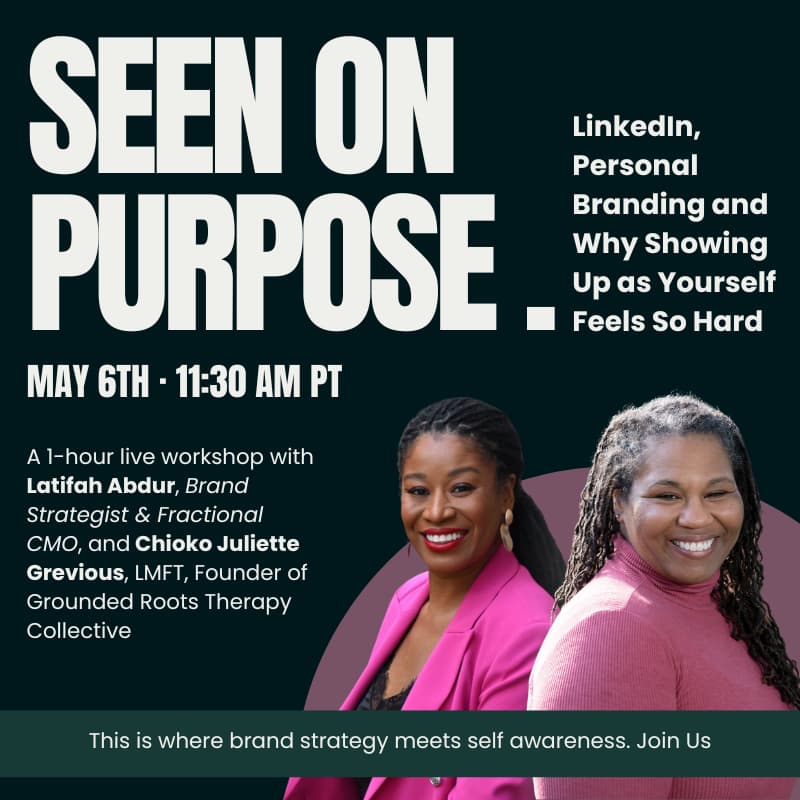 Cover Image for Seen on Purpose: LinkedIn, Personal Branding and Why Showing Up as Yourself Feels So Hard