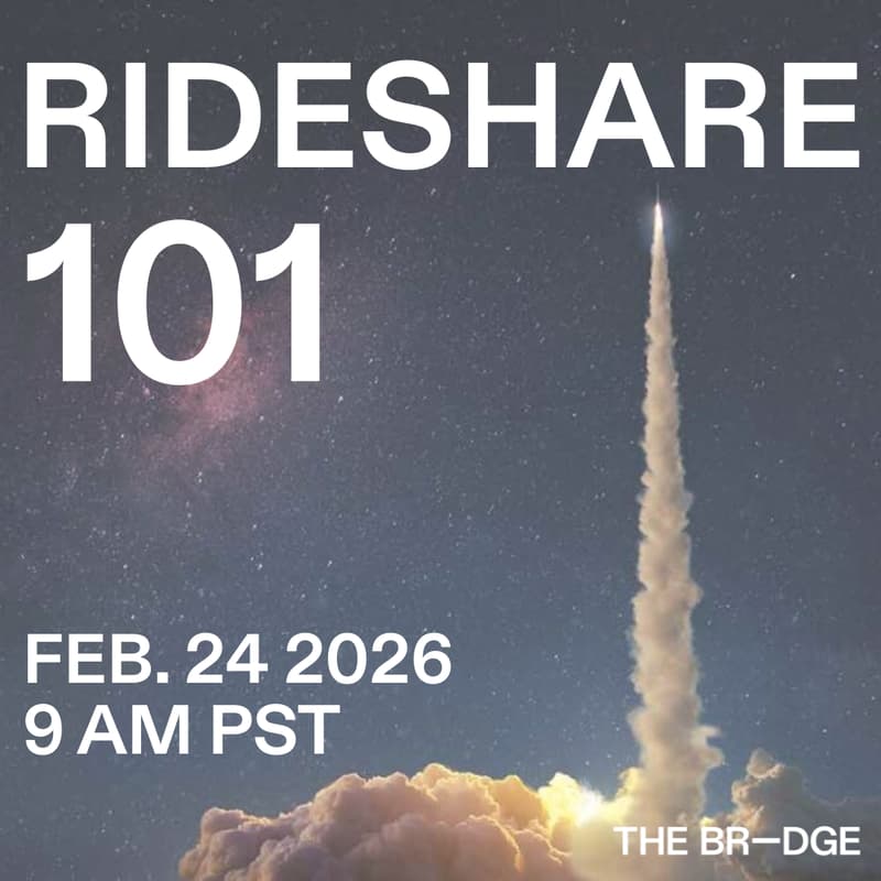Cover Image for Rideshare 101 Webinar