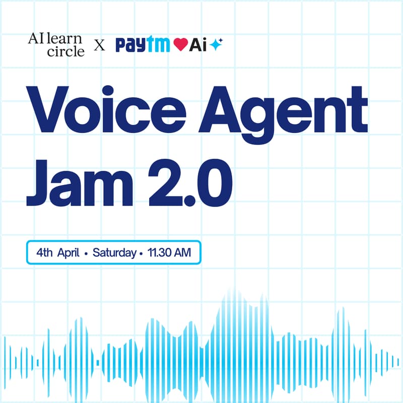 Cover Image for Voice Agent Jam 2.0 @Paytm