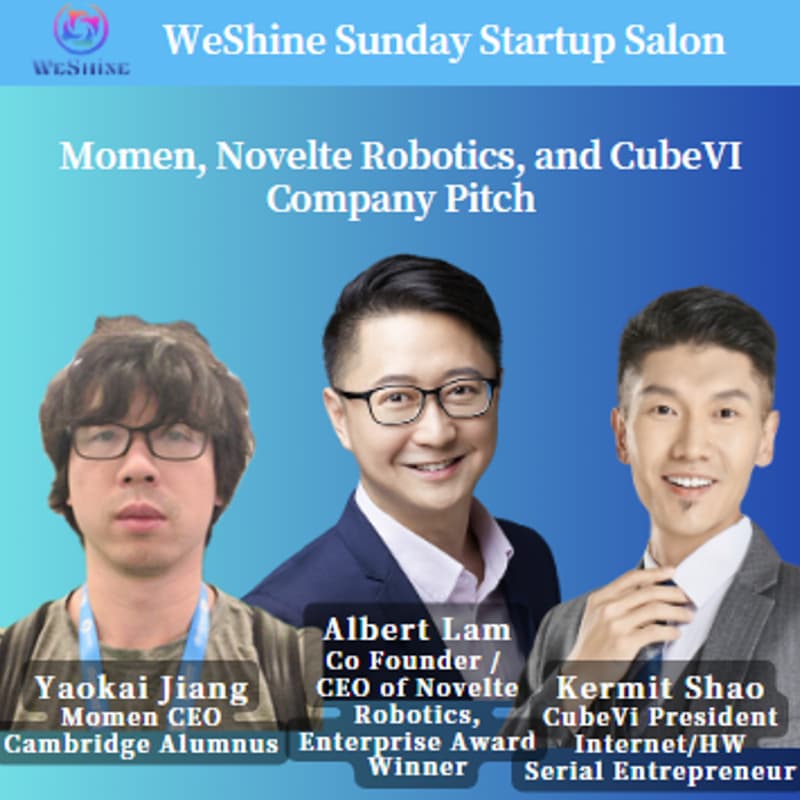 Cover Image for Momen, Novelte Robotics, and CubeVI Company Pitch