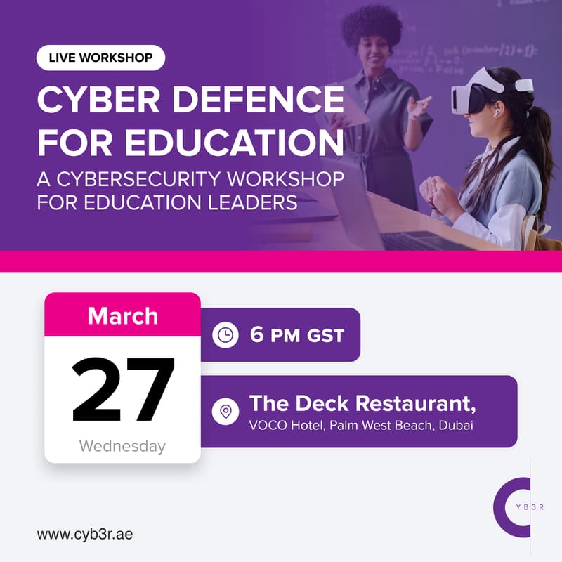 Cyber Defence for Education: A Cybersecurity Workshop for Education ...