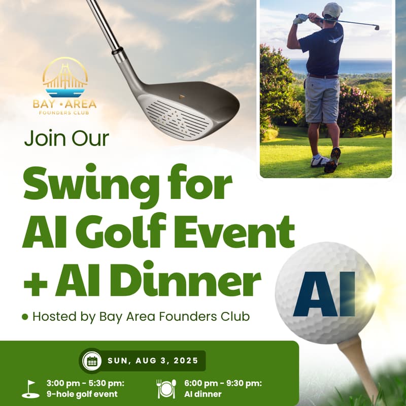 Cover Image for Swing for AI Golf Event + AI Dinner
