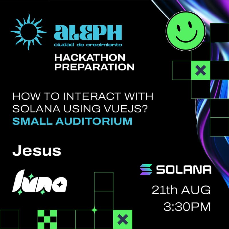 Cover Image for How to interact with solana using Vuejs                                    feat. Luna AI