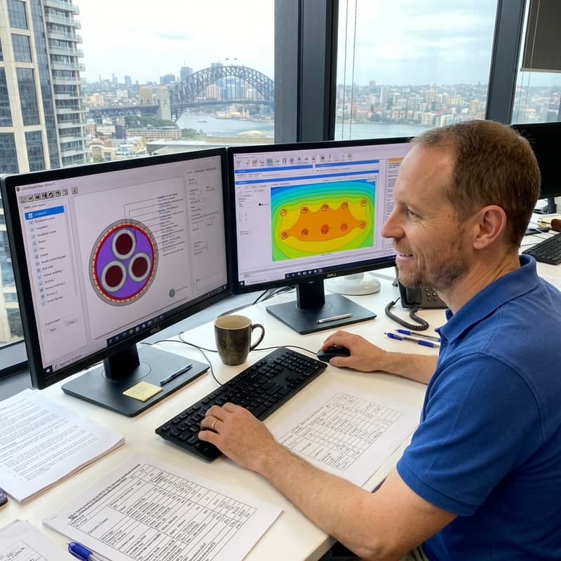Cover Image for Webinar (AU) - AI-Assisted Cable Modelling for IEC 60287 Ampacity Studies