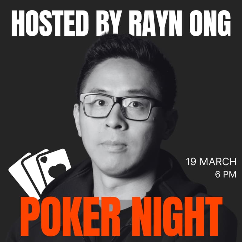 Cover Image for Fishburners Poker Night ft. Rayn Ong