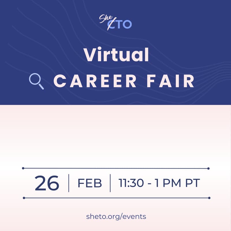 Cover Image for SheTO Virtual Career Fair