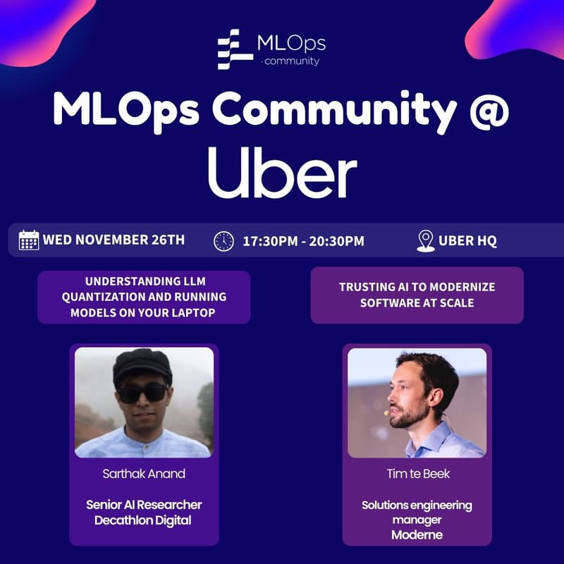 Cover Image for MLOps Community @ Uber