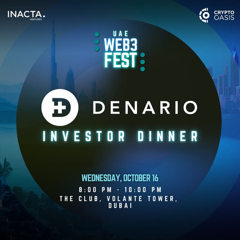 Cover Image for Denario Investor Dinner