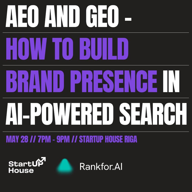 Cover Image for AEO and GEO - how to build brand presence in AI-powered search