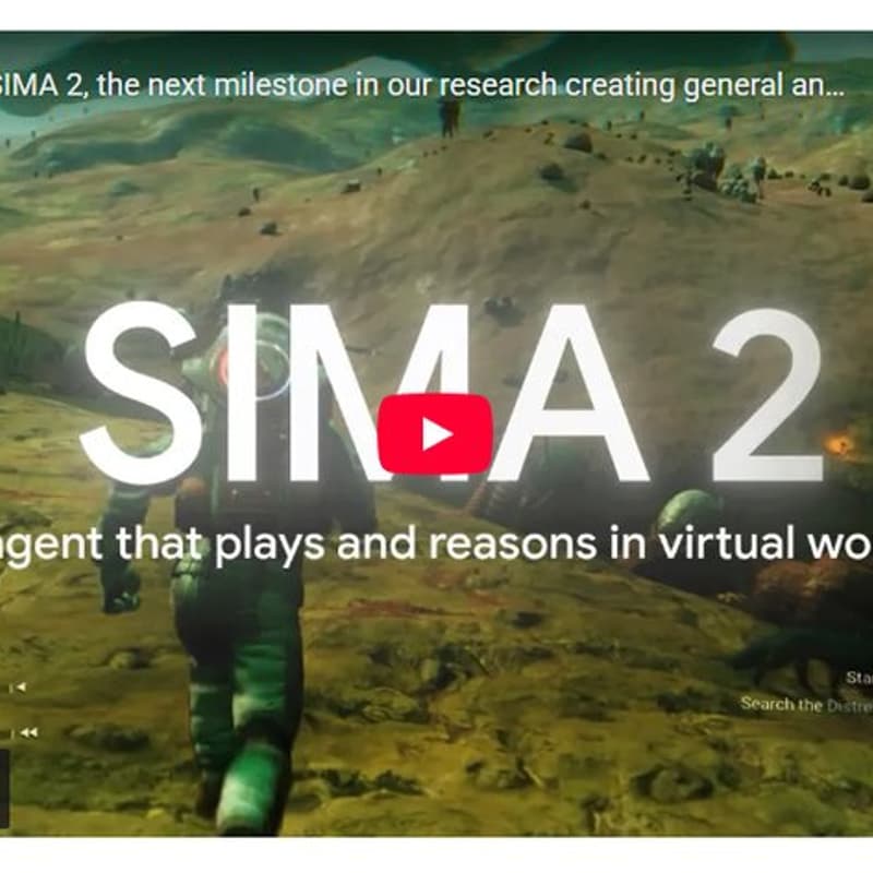 Cover Image for AI Paper Reading Club: SIMA II~! - Members +1 - Members +1