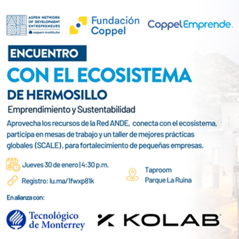 Cover Image for Encuentro de ecosistema emprendedor Hermosillo