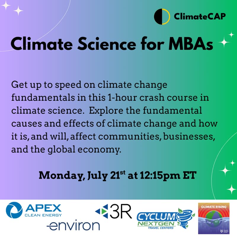 Cover Image for Climate Science for MBAs