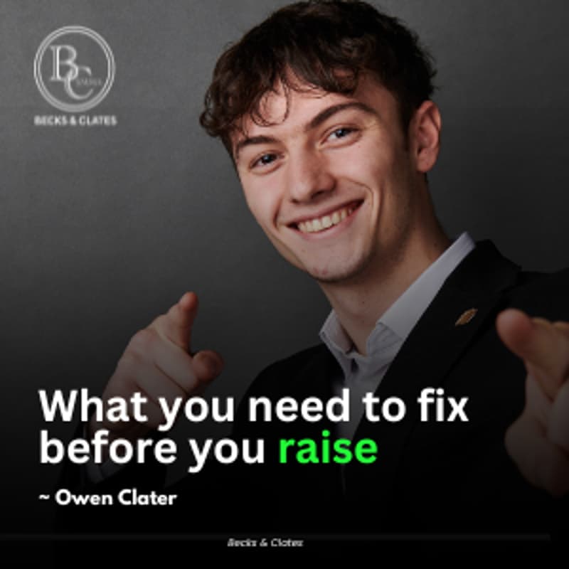 Cover Image for What you need to fix before you raise (2026)