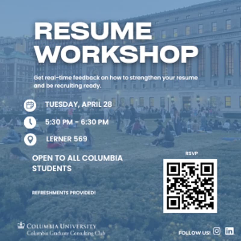 Cover Image for Resume Workshop