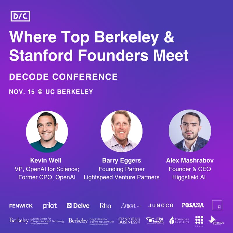 Cover Image for OpenAI's VP / former CPO & Lightspeed's Cofounder Meet Berkeley/Stanford Founders