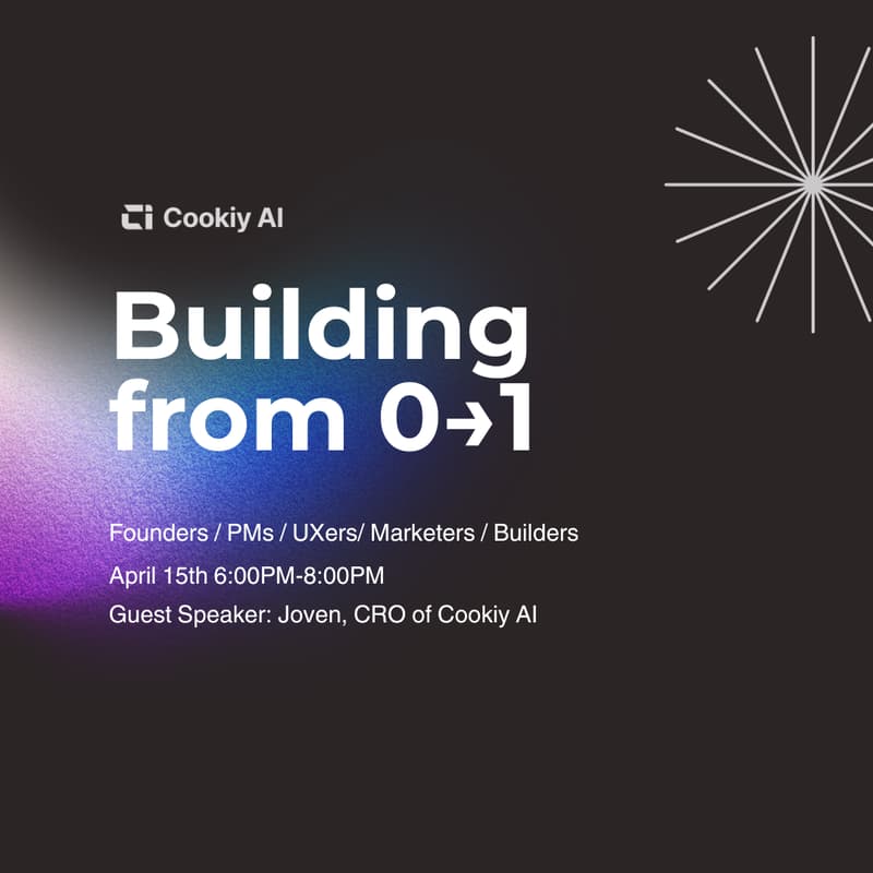 Cover Image for AI Builders Social Night: From 0→1 in the Age of AI