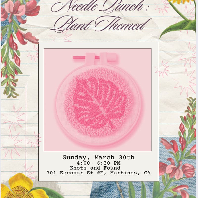 Cover Image for Needle Punch: Plant Themed @ Knots & Found
