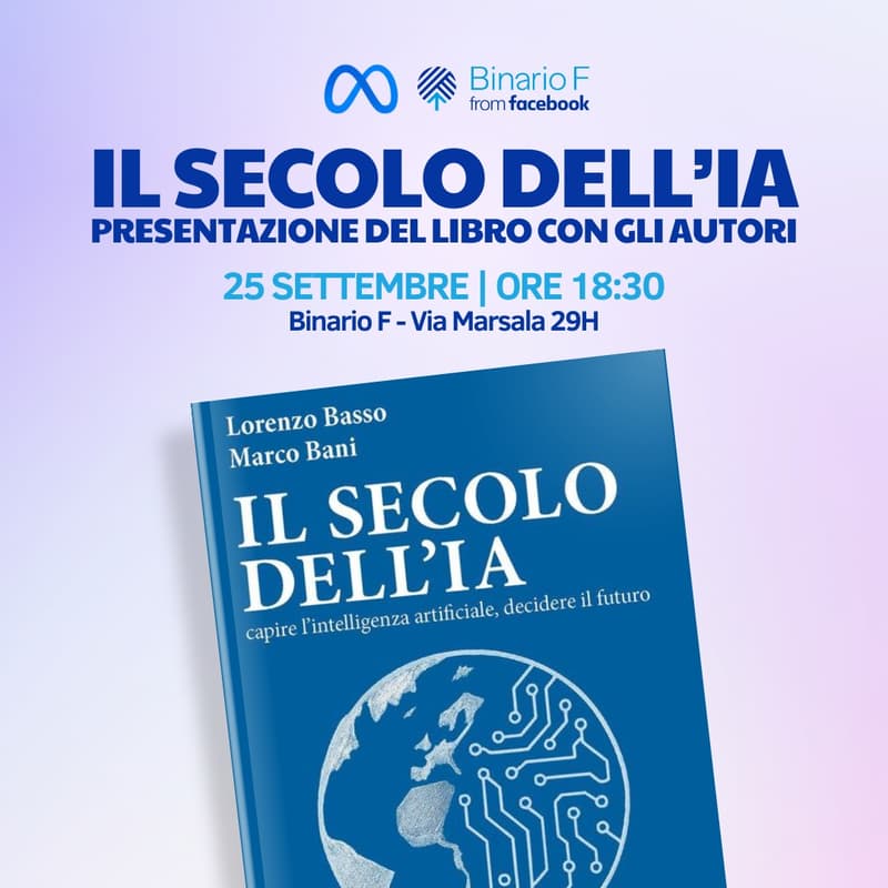 Cover Image for Presentazione del Libro "Il secolo dell'IA" - Dialogo con gli autori
