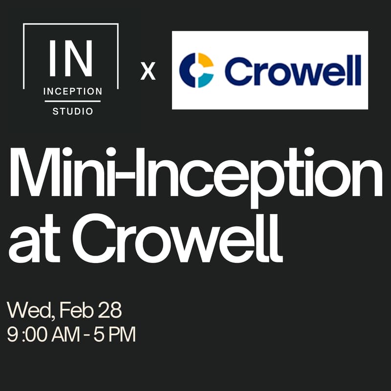 Cover Image for 2/28 Mini-Inception at Crowell & Cohort 9 Happy Hour