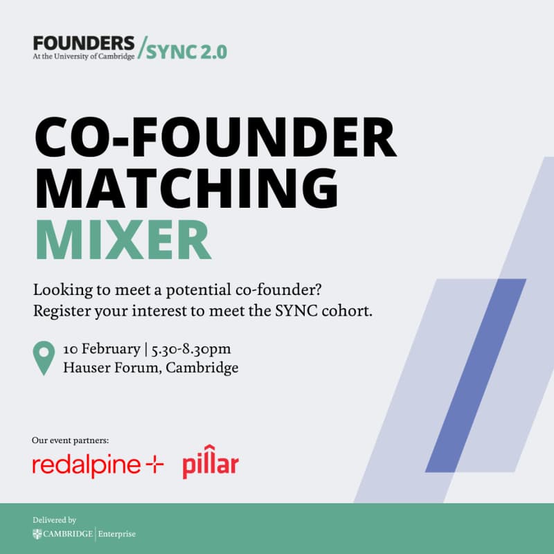 Cover Image for SYNC 2.0 - Co-Founder Matching Evening
