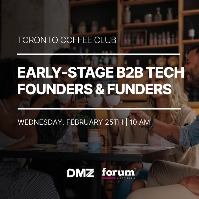 Cover Image for Toronto Coffee Club | B2B Tech Founders & Funders