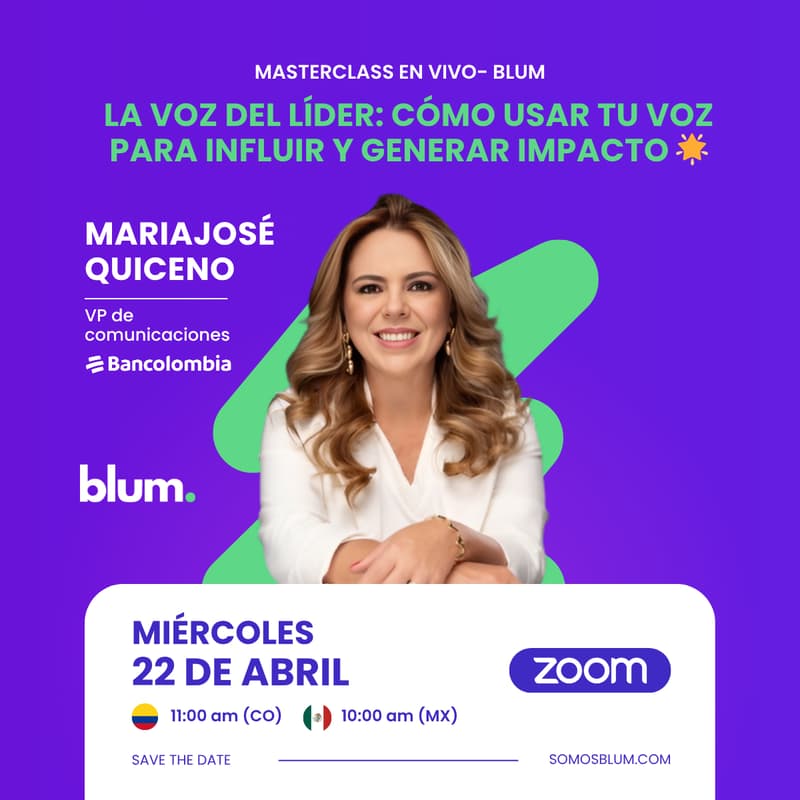 Cover Image for La voz del líder: Cómo usar tu voz para influir y generar impacto ⚡️