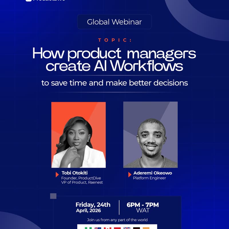 Cover Image for ProductDive Global Webinar- April