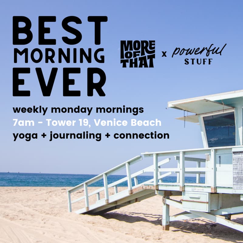 Cover Image for 'Best Morning Ever' by More of That: July 1 featuring renowned performance coach Ben Smith 