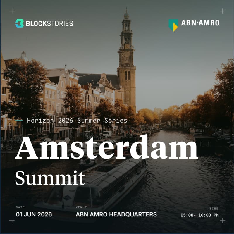 Cover Image for Blockstories Horizon 2026: Amsterdam Summit 🇳🇱