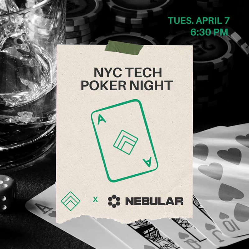 Cover Image for NYC Tech Poker Night (by Arya & Nebular)