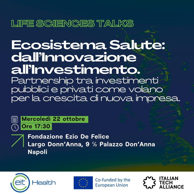 Cover Image for Life Sciences Talks | Ecosistema Salute: dall’Innovazione all’Investimento