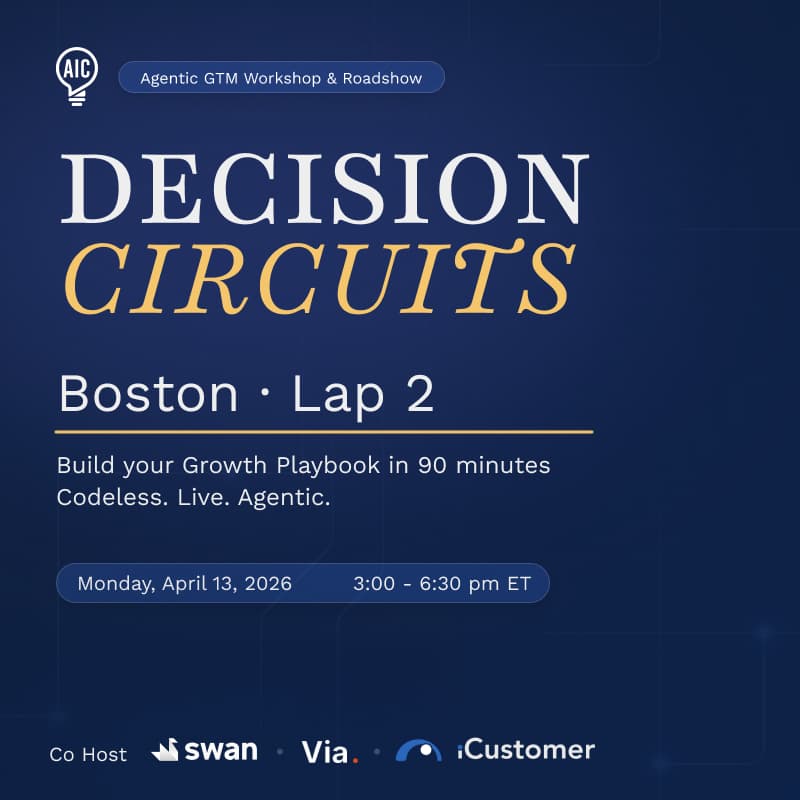 Cover Image for Decision Circuits: Boston - Agentic GTM Practioners Bootcamp