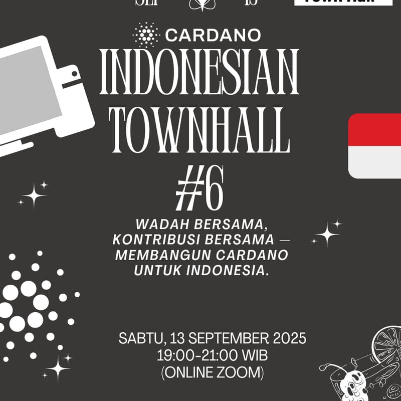 Cover Image for Cardano Indonesian Town Hall #6