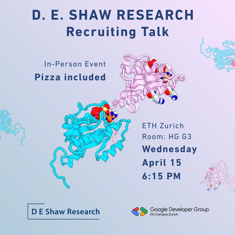 Cover Image for D. E. Shaw Research: Supercomputing & ML in Drug Discovery