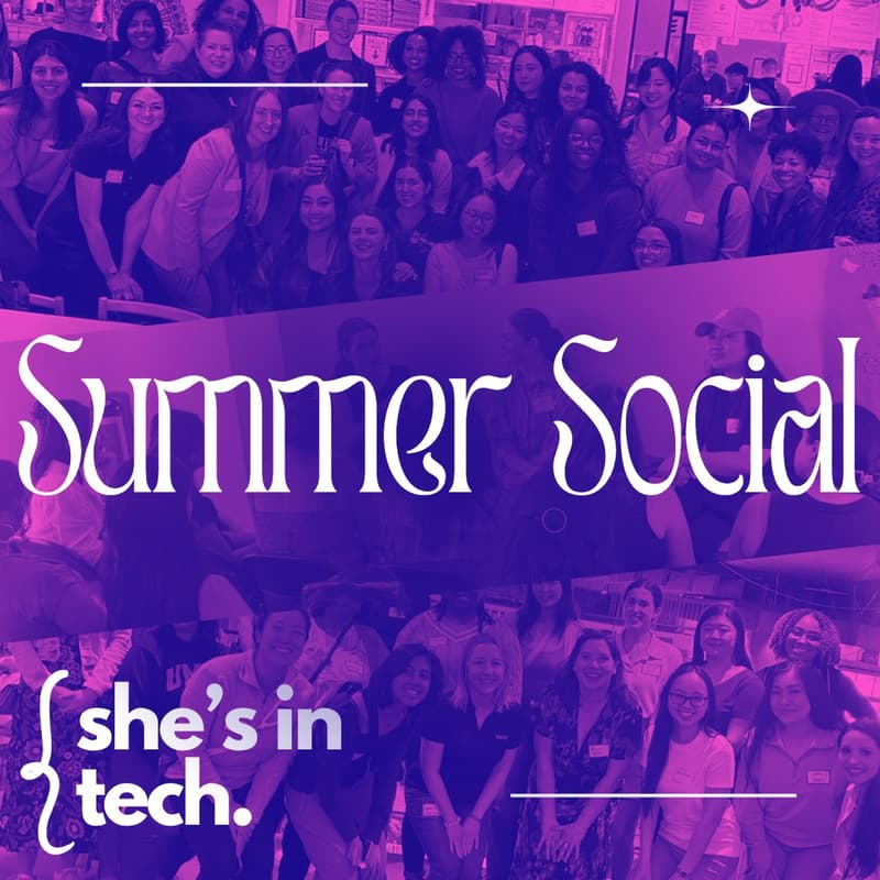 Cover Image for She’s in Tech Summer Social