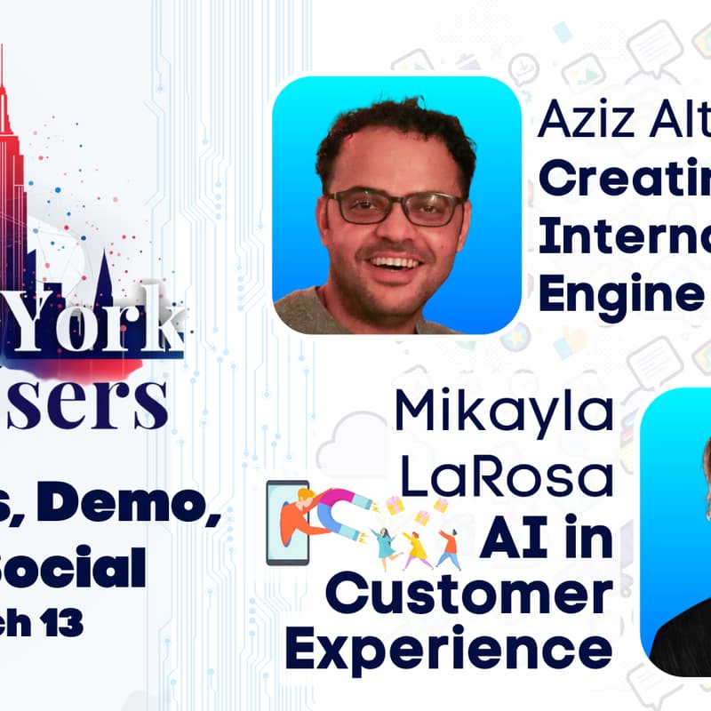 Cover Image for NYC AI Users - AI Tech Talks, Demo & Social: RAG Search and Customer Experience